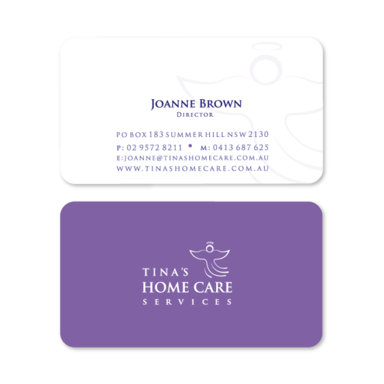 at home business card template